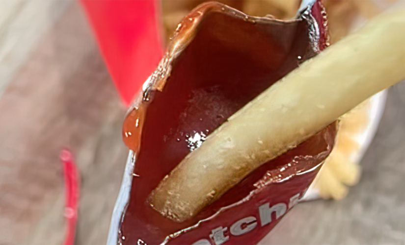 Mom’s viral, mess-free ketchup packet hack solves eating French fries on the go