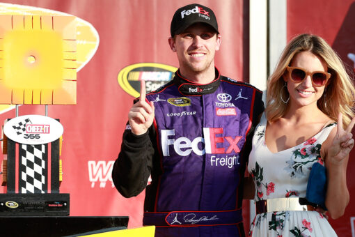 NASCAR driver Denny Hamlin’s girlfriend post disturbing break-up message