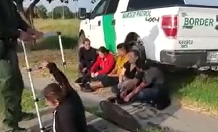 Video shows arrest of illegal immigrants hidden in drainage system in Texas