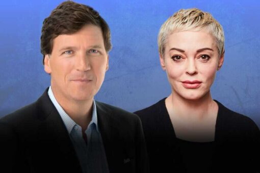 Rose McGowan exposes the dark underbelly of Hollywood, her experience in a cult on ‘Tucker Carlson Today’
