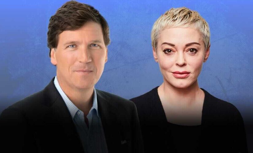 Rose McGowan exposes the dark underbelly of Hollywood, her experience in a cult on ‘Tucker Carlson Today’