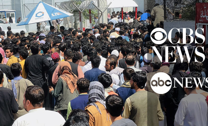 Mainstream networks ABC and CBS nighly newscasts skip left-behind Americans in Afghanistan