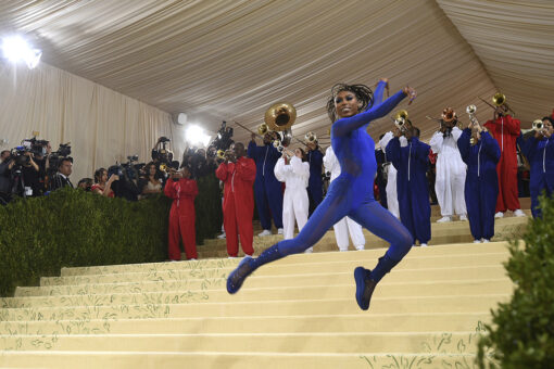 The Met Gala 2021 kicks off with marching band and sparkly looks