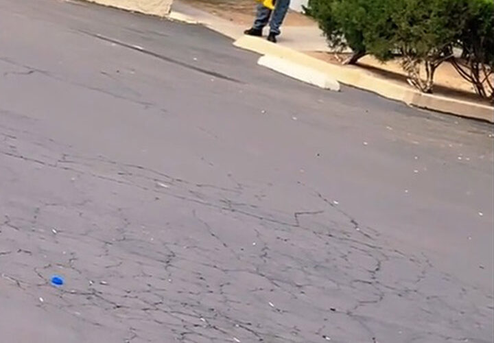 4-year-old runs into the arms of Michael Myers in video gone viral