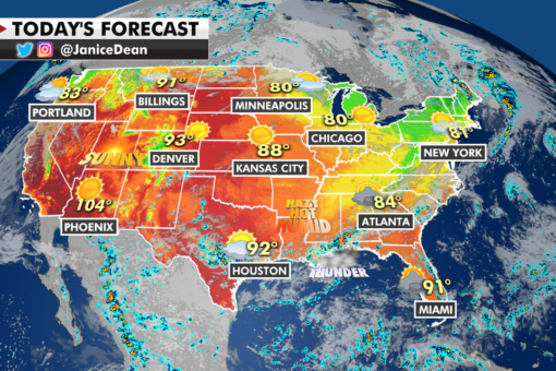 Labor Day forecast: Showers, thunderstorms could appear in these areas