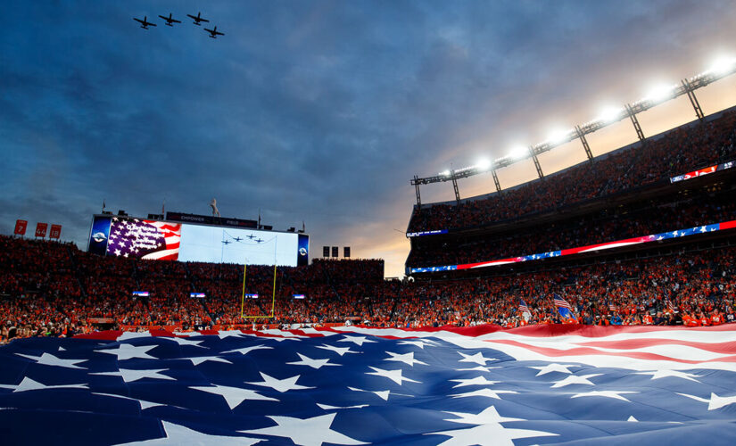 US Marine mom holds up ‘I don’t kneel’ sign during ESPN show