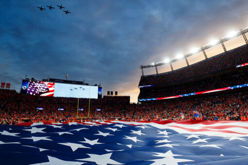 US Marine mom holds up ‘I don’t kneel’ sign during ESPN show