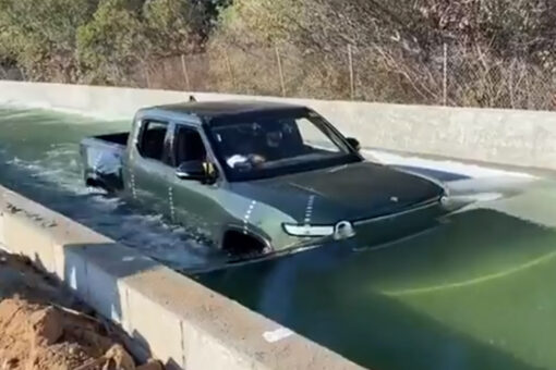 See it: The Electric Rivan R1T pickup is semisubmersible