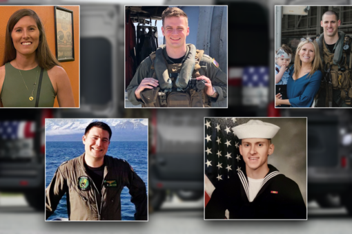 Navy identifies 5 sailors killed in helicopter crash off California coast