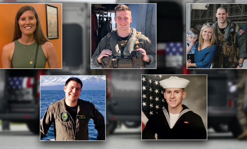 Navy identifies 5 sailors killed in helicopter crash off California coast