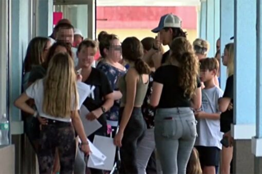Florida school district updates mask policy after hundreds line up outside chiropractor for mask opt-out