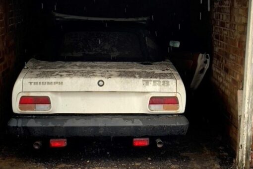 Rare Triumph TR8 ‘English Corvette’ found parked in garage for 40 years