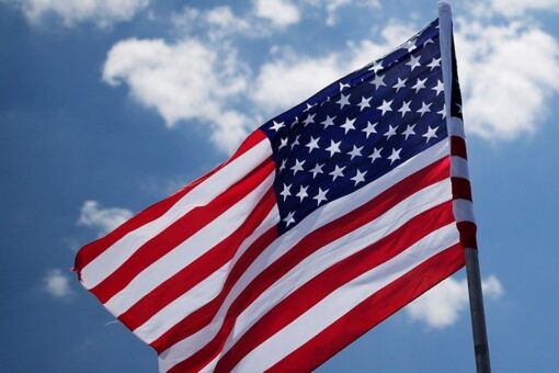 Boston 9/11 display with American flags honoring victims vandalized