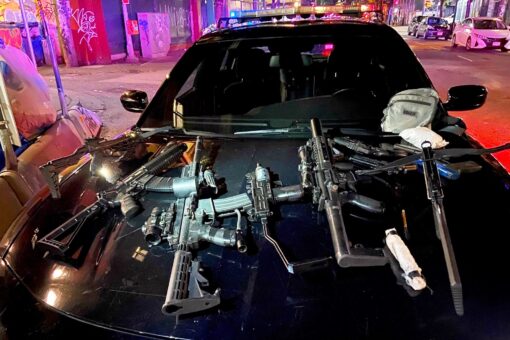 Vancouver police discover weapons stash after homeless shot with arrow