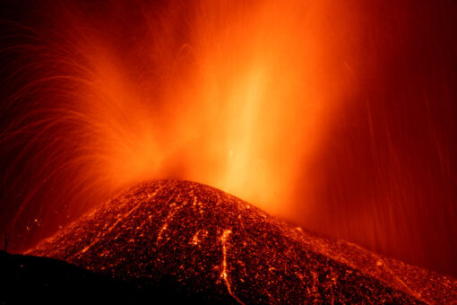 Lava flow slows on Spanish island after volcanic eruption