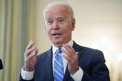 Climate protesters swarm White House, vandalize Jackson statue, warn Biden