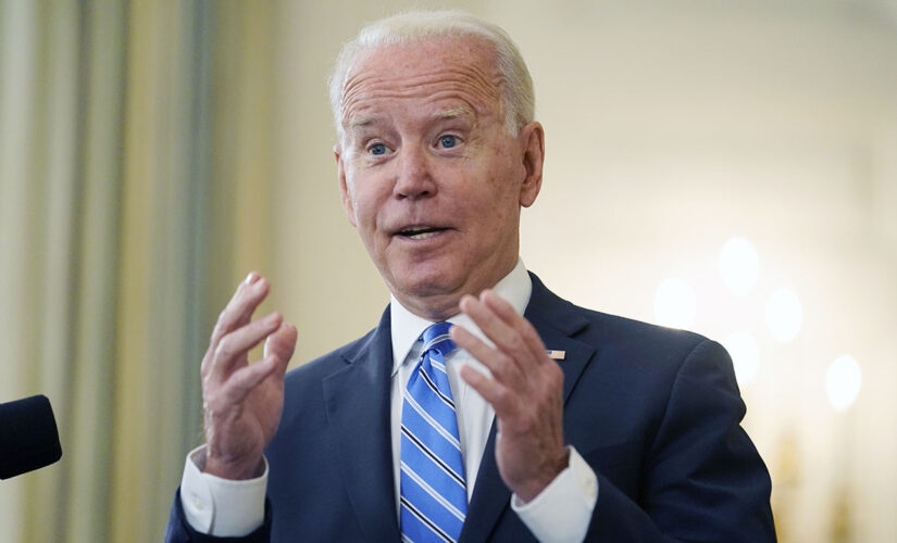 Climate protesters swarm White House, vandalize Jackson statue, warn Biden