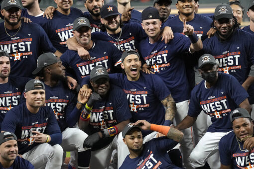 Correa, Astros clinch AL West, open playoffs vs White Sox