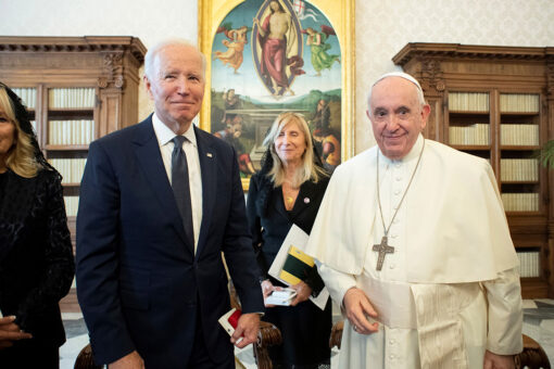 Biden slammed by Catholic priests for meeting with Pope Francis, taking communion