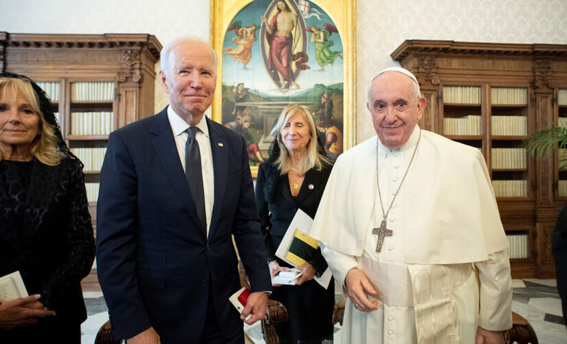 Biden slammed by Catholic priests for meeting with Pope Francis, taking communion