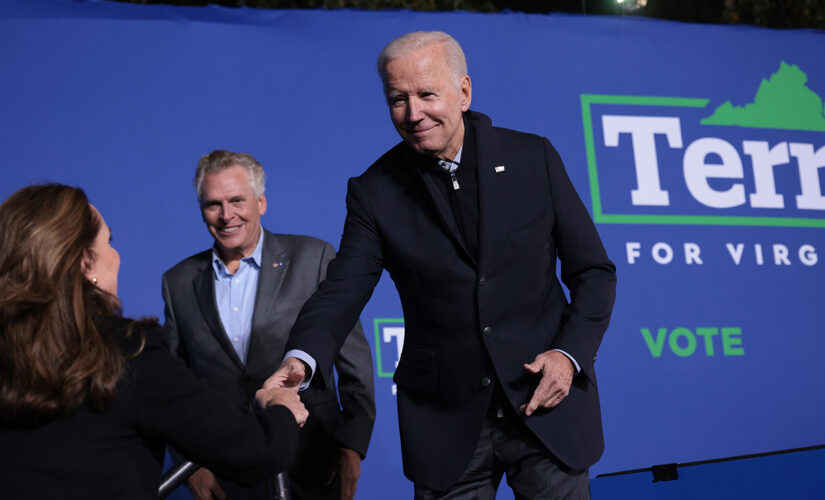 Biden briefly ‘stumbles’ during speech at McAuliffe rally, critics seize