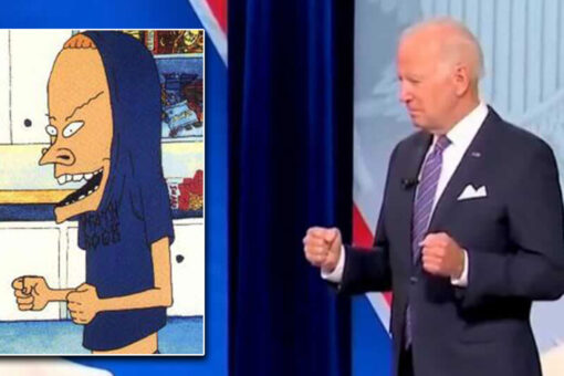 Biden widely mocked on social media for bizarre hand gestures