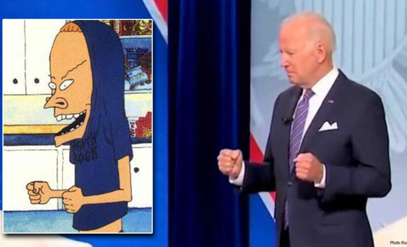 Biden widely mocked on social media for bizarre hand gestures