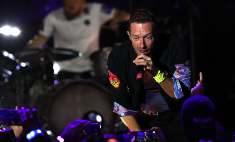 Chris Martin honors girlfriend Dakota Johnson during Coldplay concert: ‘This is about my universe’