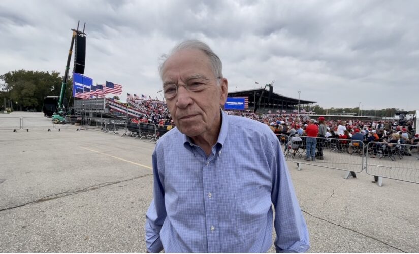 Iowa’s Grassley lines up with Trump as Senate’s most senior Republican runs for reelection
