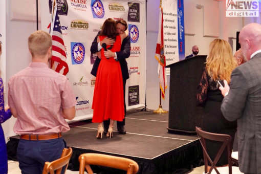 Florida First Lady Casey DeSantis makes surprise first public appearance since breast cancer diagnosis