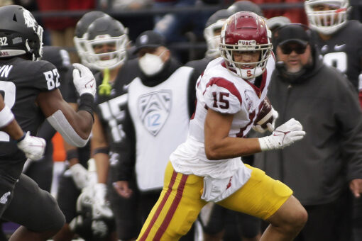 USC WR Drake London is rock-steady star on team in turmoil