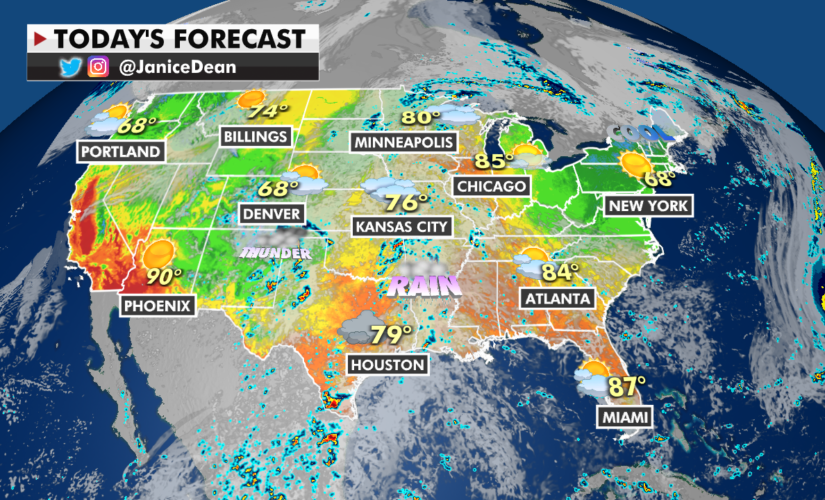 Unsettled weather forecast for Plains, Mississippi Valley to bring flooding risk