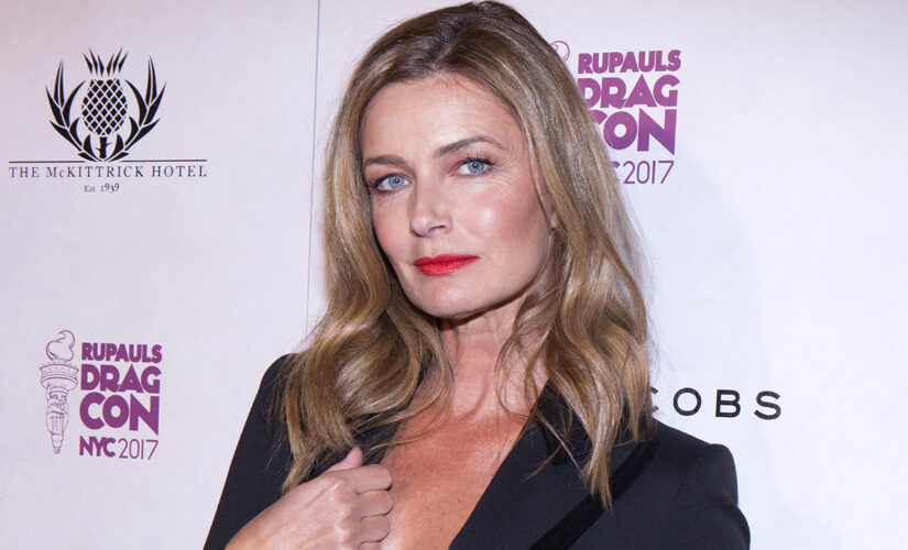 Paulina Porizkova poses nude in bedsheet for return to Instagram after hiatus: ‘I’m back’