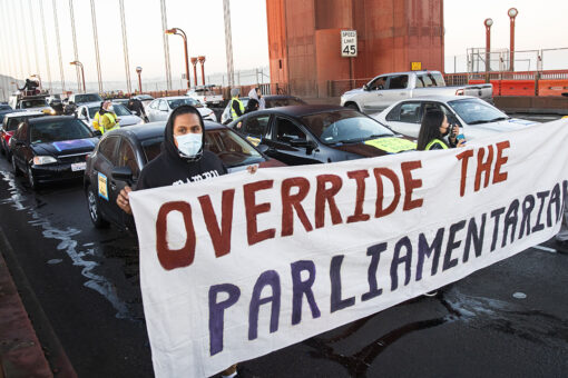 Immigration protesters block traffic on Golden Gate bridge, demand ‘pathway to citizenship’