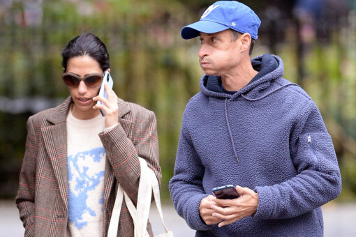 Huma Abedin and Anthony Weiner spotted together in rare photos strolling in NYC ahead of book release