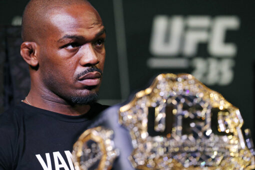 Ex-UFC champ Jon Jones spotted sharing kiss with fiancée as police audio from arrest released