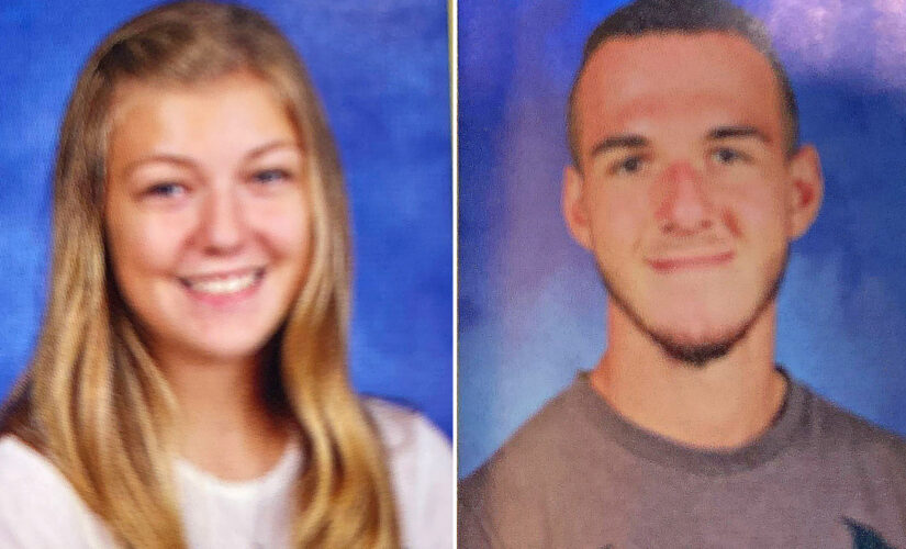 Brian Laundrie manhunt: Gabby Petito and fugitive ex seen in high school yearbook photos