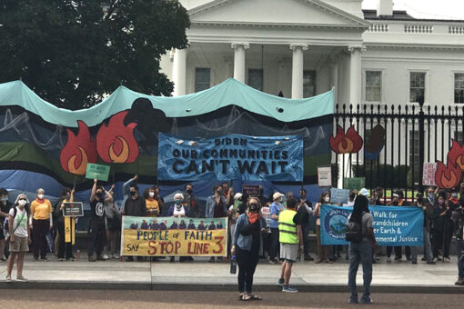 Biden is complicit in climate-related ‘mass death,’ activists claim