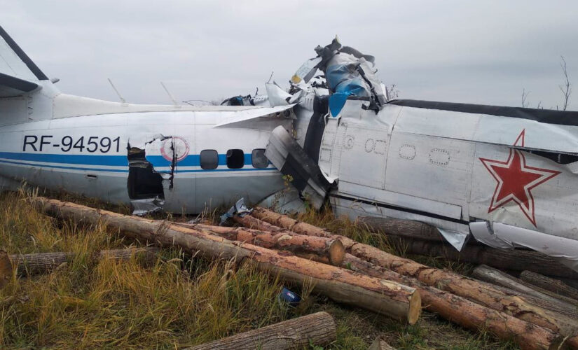 Russian plane carrying parachutists crashes, 16 killed