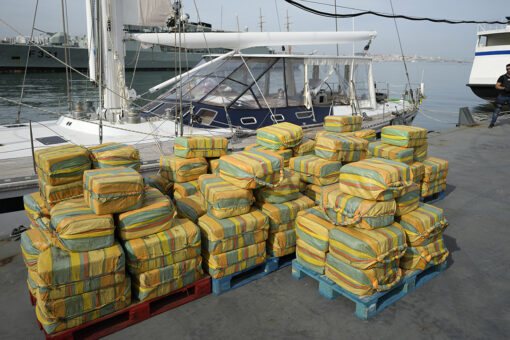 Portuguese police seize 5 tons of cocaine worth $232 million from a yacht in the Atlantic Ocean