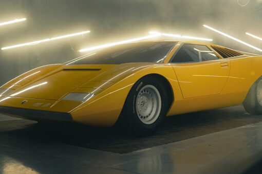 Lamborghini recreates the original Countach it wrecked in 1974