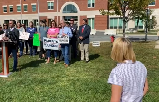 Conservative Loudoun County parents clash with Democratic activist