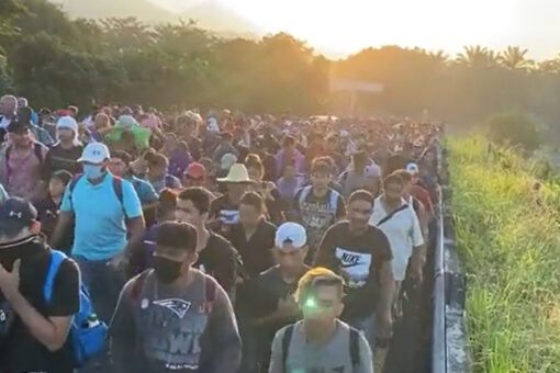 Trump says migrant caravan ‘must be stopped’ as it moves through Mexico towards US border