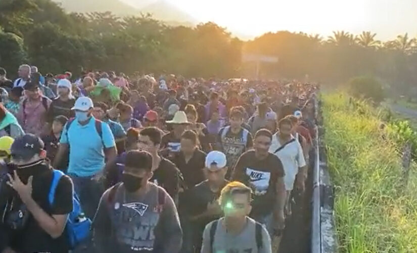 Trump says migrant caravan ‘must be stopped’ as it moves through Mexico towards US border