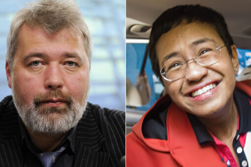 Nobel Peace Prize goes to journalists from Philippines, Russia