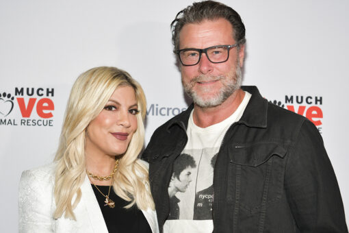 Tori Spelling dodges question about split from Dean McDermott