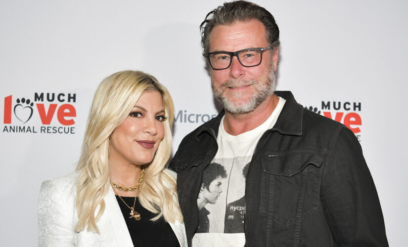 Tori Spelling dodges question about split from Dean McDermott