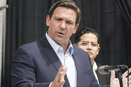 DeSantis bill signing interrupted by &apos;Lets go, Brandon!&apos; chants