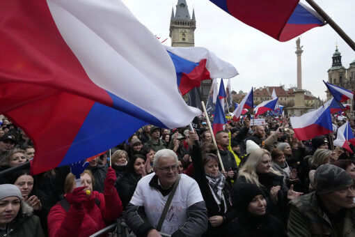 Czech protesters demand 'freedom' as new COVID restrictions go into effect for the unvaccinated
