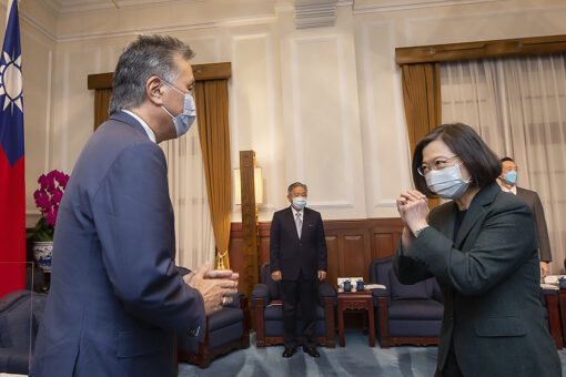Taiwan&apos;s leader meets with Mace, Slotkin other US lawmakers in defiance of China